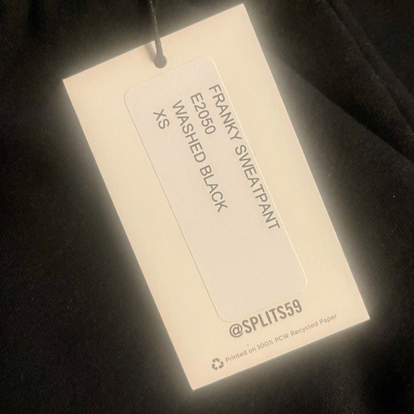 Splits59 Frankie Sweatpants in Black - Picture 6 of 7